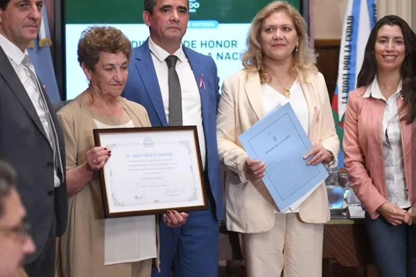 Senado de la Nación homenajeó al Dr. José Poblete Carrizo