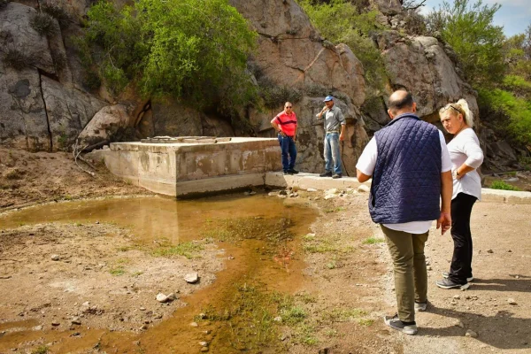 Se incrementó el aporte de agua en las quebradas de Rosario Vera Peñaloza tras las lluvias