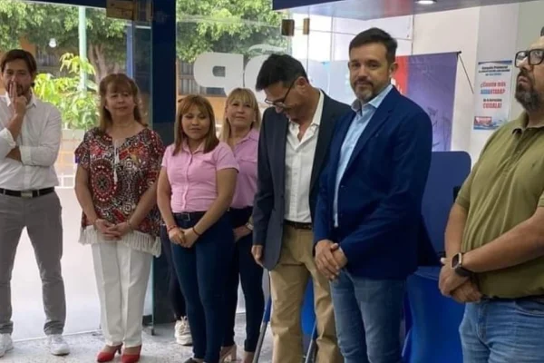 Inauguraron la nueva oficina de Aguas Riojanas en EUCOP