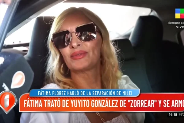 La respuesta de Yuyito González a la indirecta de Fátima Florez sobre su relación con Javier Milei