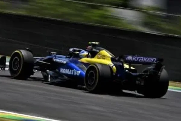 Colapinto clasificó 14° para la carrera sprint del GP de Brasil de la Fórmula 1