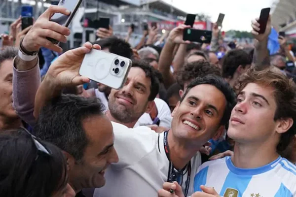 Colapinto celebró la presencia de argentinos en Brasil: 