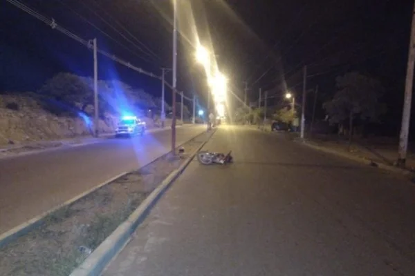 Motociclista sufrió múltiples fracturas y lesiones