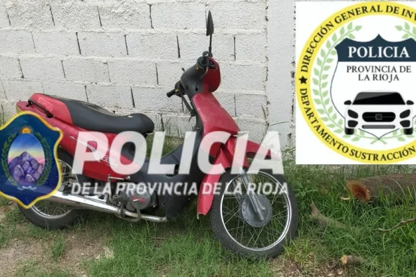 La Policia secuestró una motocicleta robaba en la zona norte