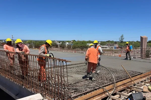 Vialidad Nacional avanza con la construcción del distribuidor vial de la rotonda del Chacho