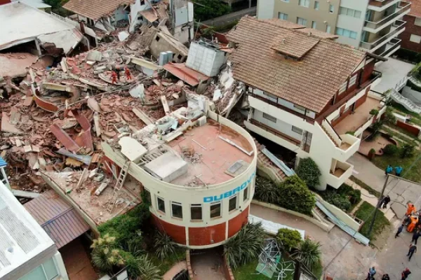 Derrumbe en Villa Gesell: la única sobreviviente salió de terapia intensiva