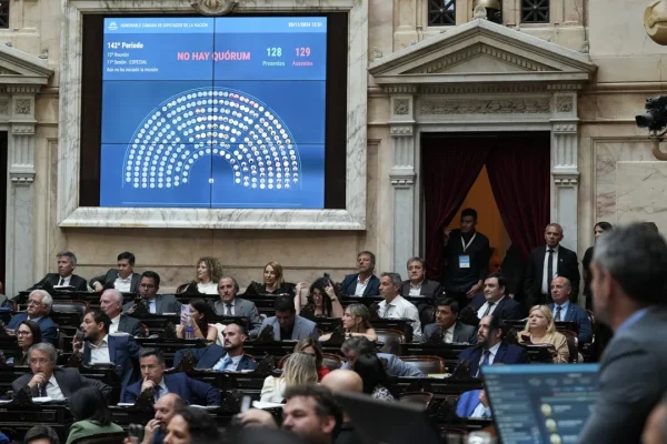 Los bloques opositores no lograron quórum para derogar el decreto de canje de deuda