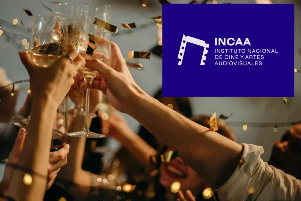 Fiesta de fin de año millonaria del INCAA: champagne, cerveza y menú gourmet con fondos públicos