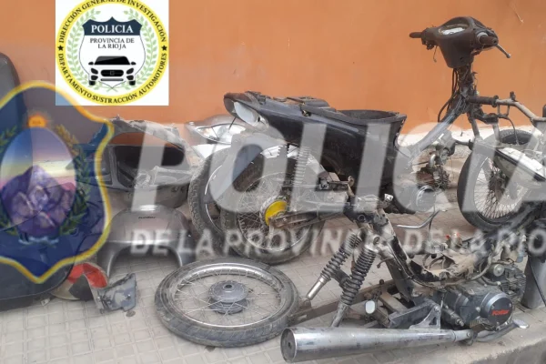 Recuperan motopartes y dos motos en la capital