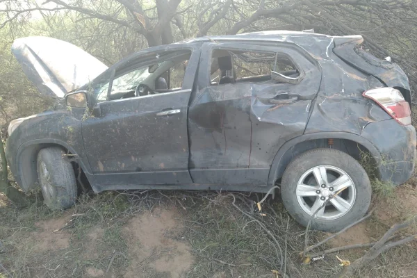 Murió un niño en un vuelco cerca de Ulapes