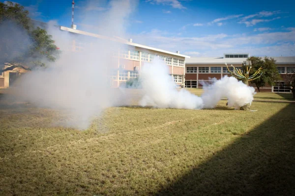 Realizan tareas de fumigación y desinfección en la UNLaR