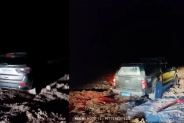 Rescate de turistas en la Cordillera