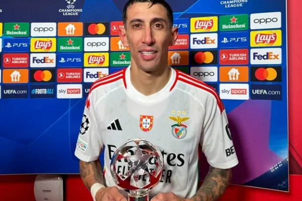 Ángel Di María salió lesionado en el triunfo de Benfica en la Copa de Portugal