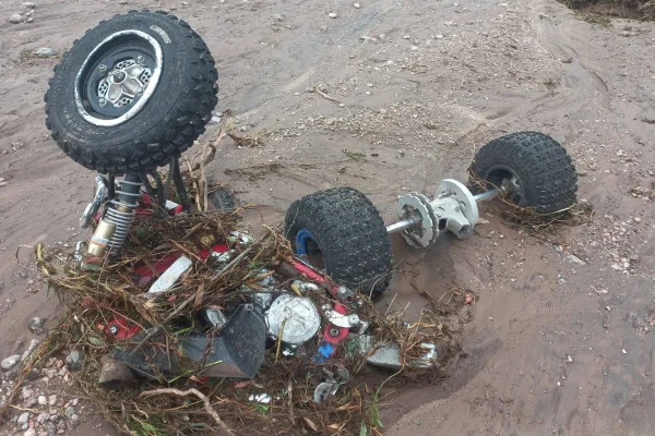 Creció el Río de Huaco y casi produce una tragedia