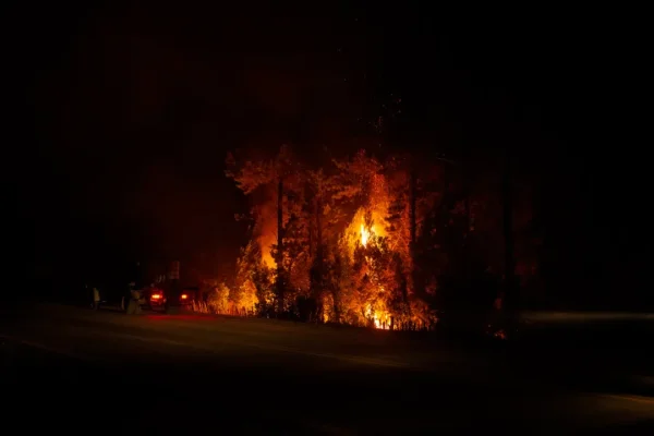 Incendio en El Bolsón: 1600 hectáreas afectadas y zonas evacuadas