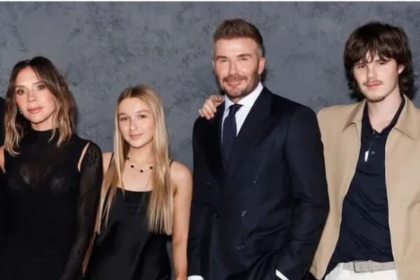 David Beckham presentó su campaña de boxers y toda la familia estuvo acompañando con mucho glamour