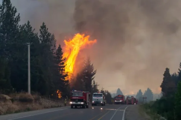 Confirmaron que los incendios en Epuyén y El Bolsón fueron intencionales