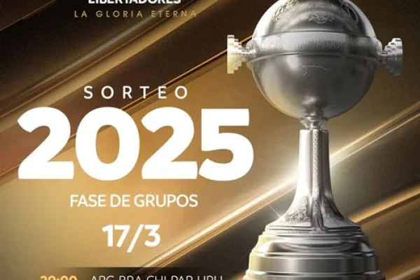 Se confirmó la fecha del sorteo de la fase de Grupos de la Copa Libertadores y Sudamericana