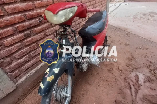 La Policia recupero una motocicleta en Villa Unión