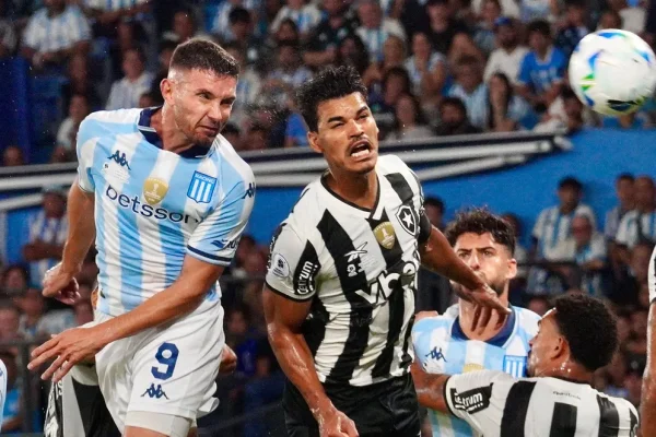 Racing se quedó con la ida de la Recopa Sudamericana ante Botafogo