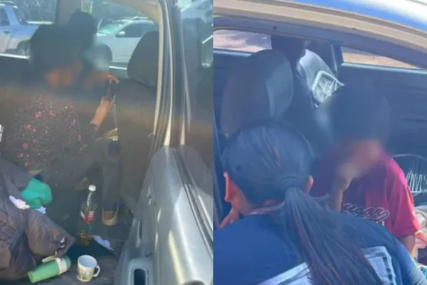 Salta: un hombre dejó encerrados a sus hijos en una camioneta y la Gendarmería tuvo que rescatarlos