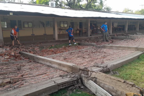 El polígono del Tiro Federal sufrió destrozos por el temporal