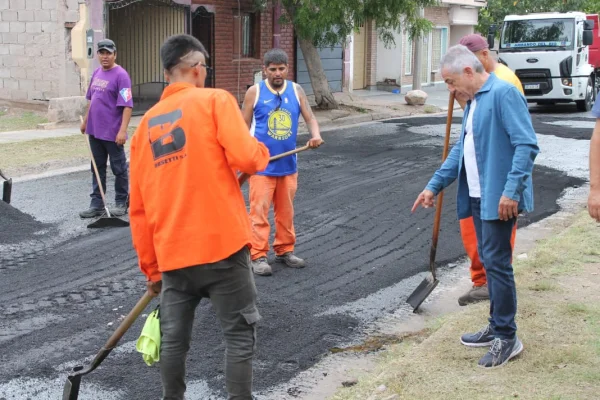 Comenzaron los trabajos de mejora en la transitabilidad de la calle Virgen de Itatí.