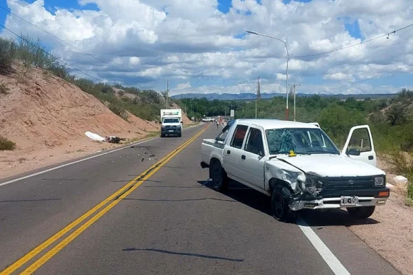 Murió un motociclista en un choque frontal