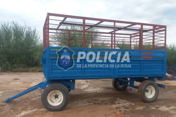 La Policia secuestró un tráiler de alto valor económico