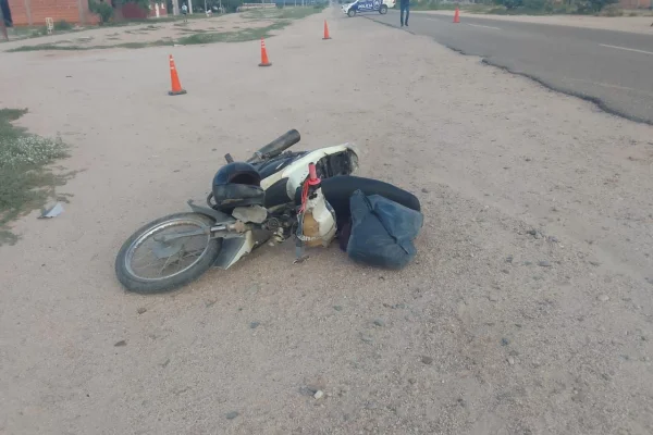 Murió una mujer que estaba internada tras una caida en moto