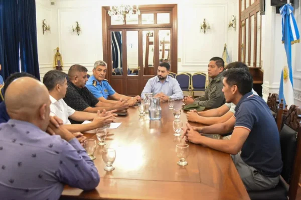 El Ministro de Seguridad se reunió con las fuerzas de seguridad de la provincia