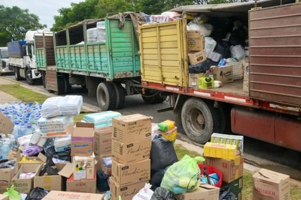 Mañana parte el camión con donaciones de La Rioja para Bahía Blanca