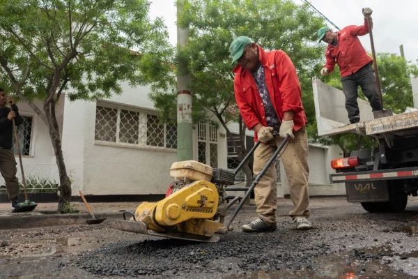 Continua el bacheo en el macro y microcentro