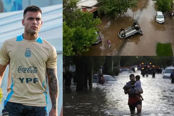 Solidaridad en tiempos difíciles: Lautaro Martínez y el temporal en Bahía Blanca