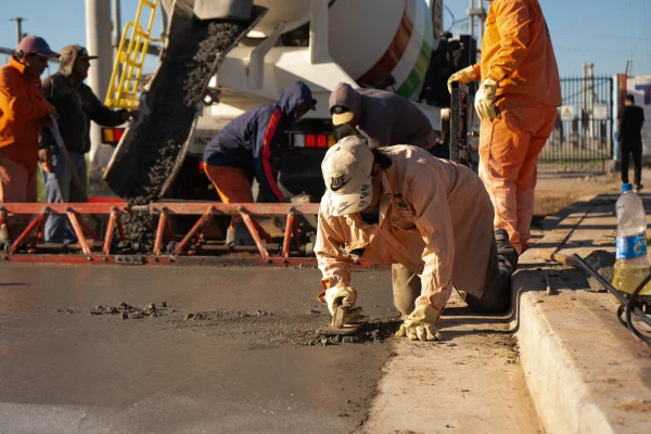 Quintela supervisó una obra clave para el sector Sur