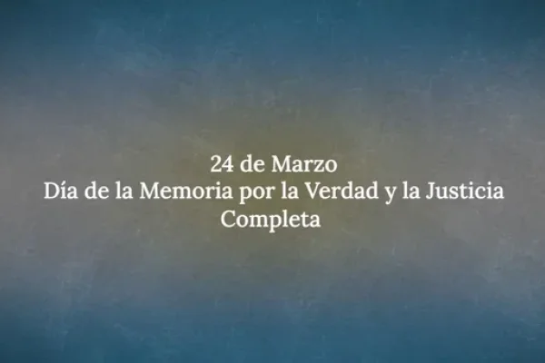 El Gobierno prepara un anuncio grabado para el 24 de marzo e insiste en instalar “la memoria completa”