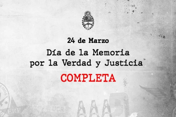 El Gobierno difundió un video por el 24 de Marzo con la voz de Agustín Laje y reivindicó la “Memoria completa”