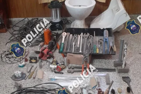 Detuvieron a un hombre por robar herramientas en Chilecito