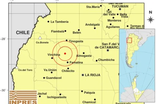 Famatina volvió a temblar este mediodía