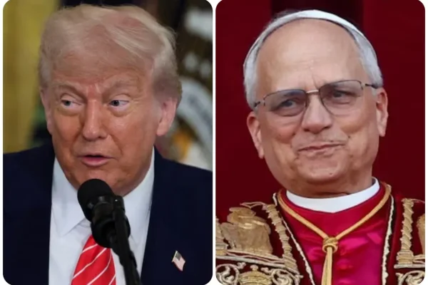 Donald Trump felicitó a León XIV, el papa estadounidense: