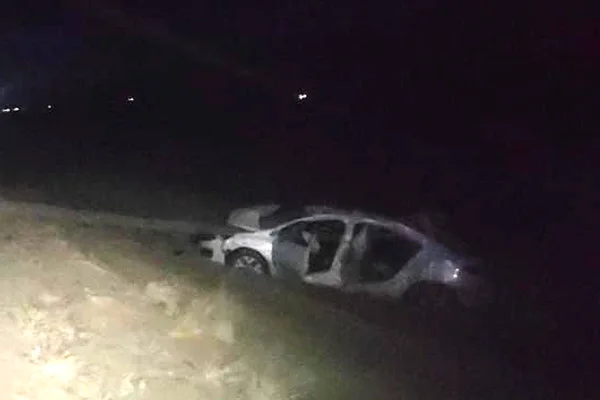Volcó en ruta 75 y sufrió heridas leves