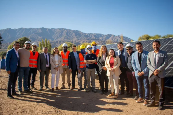 Inauguraron un nuevo parque solar en Sanagasta