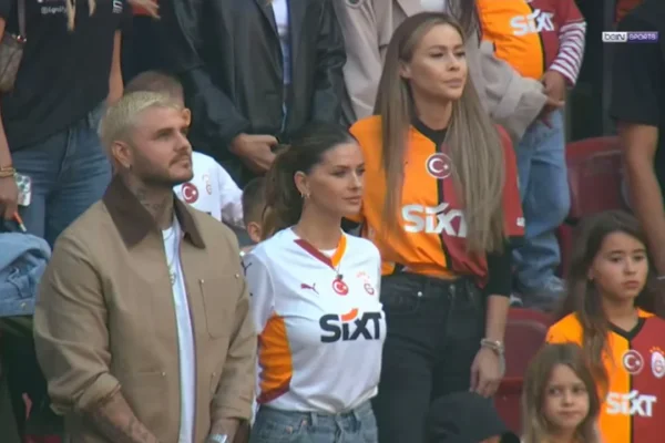 La China Suárez y Mauro Icardi: momentos familiares en el estadio del Galatasaray