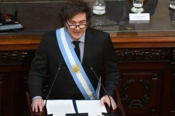 Milei fue declarado persona no grata por el Concejo de Bariloche