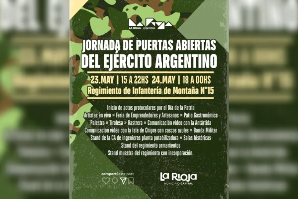 Realizan jornada de Puertas Abiertas en el Ejército Argentino