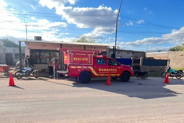 Motociclista derrapó y sufrió lesiones en la zona este de la capital