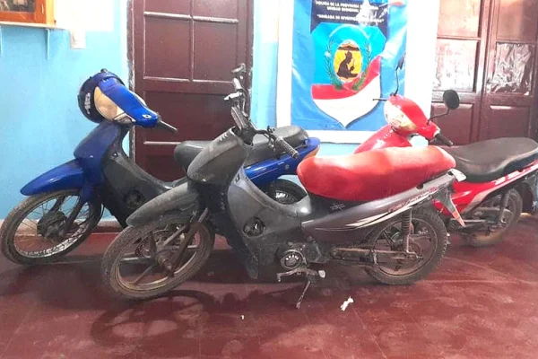 Investigaciones recuperó tres motos robadas