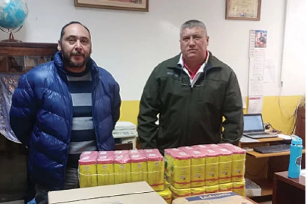 Entregaron insumos para la Escuela Carmona