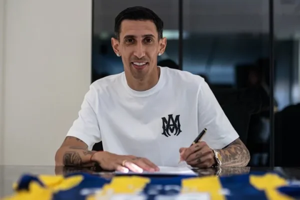 La primera publicación de Di María tras su histórico regreso a Rosario Central