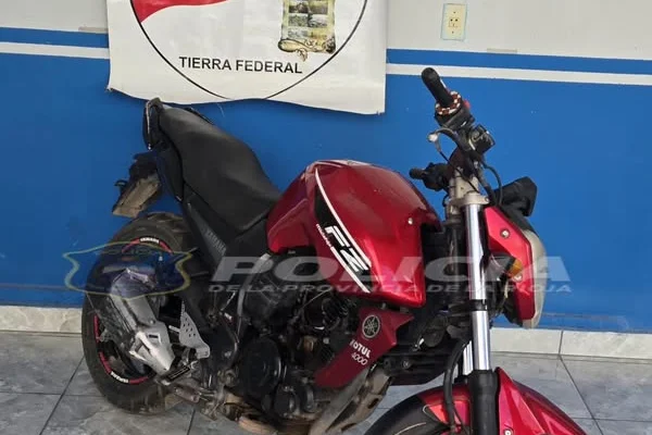 La policia secuestró una motocileta de alto valor económico